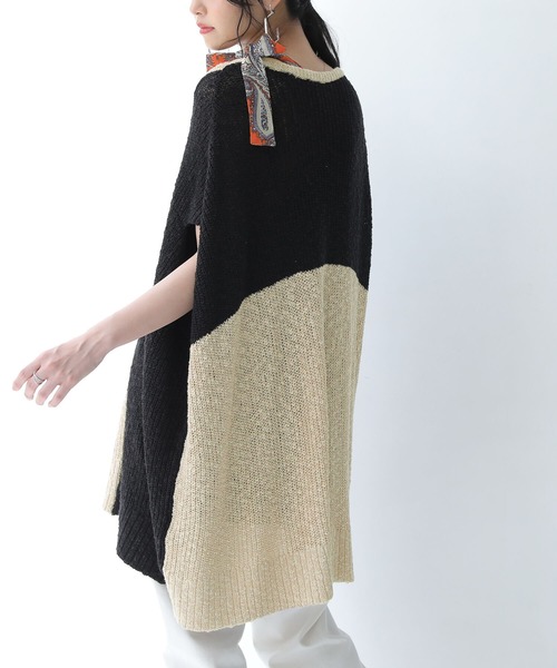 osharewalker(オシャレウォーカー)の「【廃盤】『変形デザインスラブサマーニット』(ニット/セーター・レディース・ベージュ・FREE)」の20枚目の写真