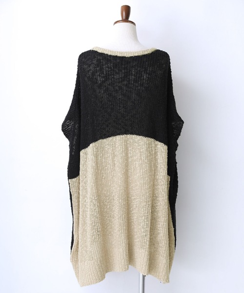 osharewalker(オシャレウォーカー)の「【廃盤】『変形デザインスラブサマーニット』(ニット/セーター・レディース・ベージュ・FREE)」の13枚目の写真