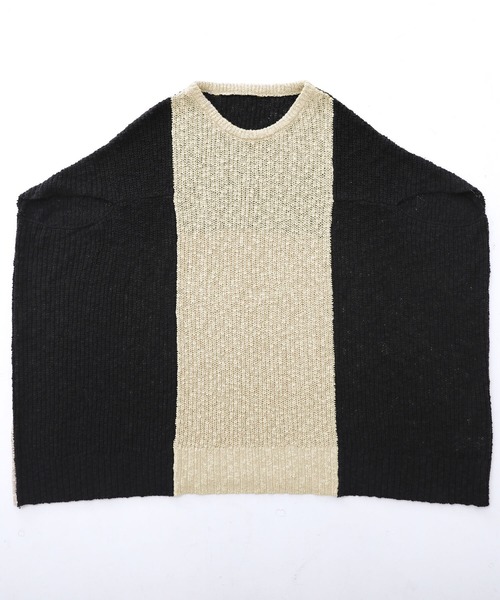 osharewalker(オシャレウォーカー)の「【廃盤】『変形デザインスラブサマーニット』(ニット/セーター・レディース・ベージュ・FREE)」の4枚目の写真