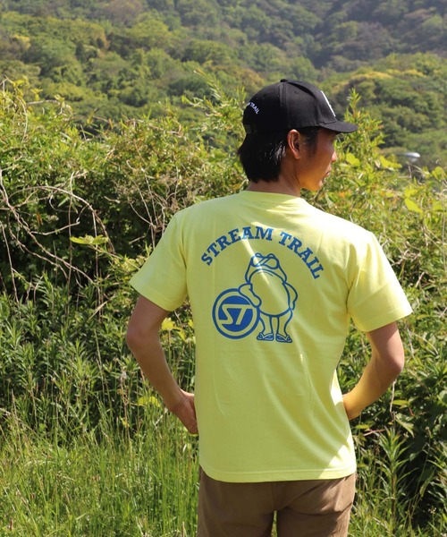 STREAM TRAIL（ストリームトレイル）の「T-shirt ST DAVE Tシャツ ST デイブ（Tシャツ/カットソー・メンズ・ライトイエロー・S/M/L/XL）」の2枚目の写真
