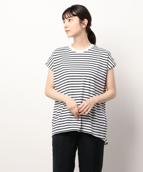 IENA（イエナ）の「ラウンドテールプルオーバー◆（Tシャツ/カットソー・レディース・スカイブルー/ブラック/ネイビー/ラベンダー/ホワイト系その他・FREE）」の17枚目の写真