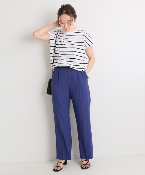 IENA（イエナ）の「ラウンドテールプルオーバー◆（Tシャツ/カットソー・レディース・スカイブルー/ブラック/ネイビー/ラベンダー/ホワイト系その他・FREE）」の6枚目の写真