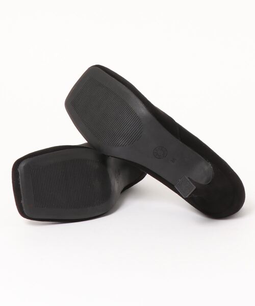 MIIA（ミーア）の「スクエアパンプス（パンプス・レディース・ライトグレー/ブラック/ピンク・M/L）」の9枚目の写真