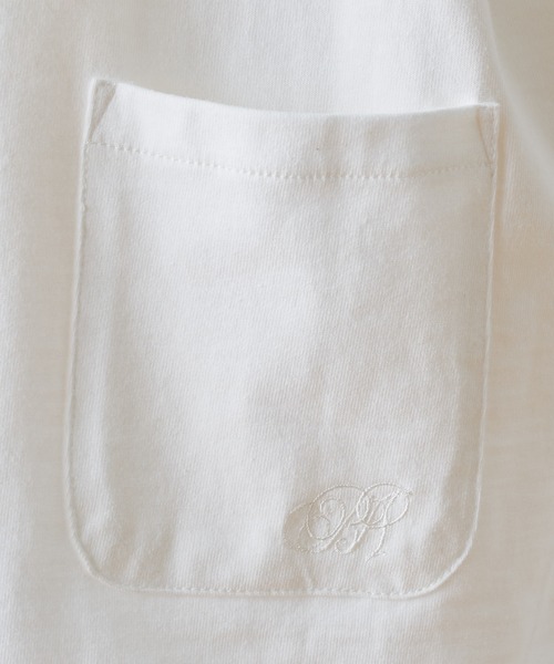 BEARDSLEY（ビアズリー）の「マスクセットシンプルT（Tシャツ/カットソー・レディース・ホワイト/ネイビー/ピンク・FREE）」の16枚目の写真