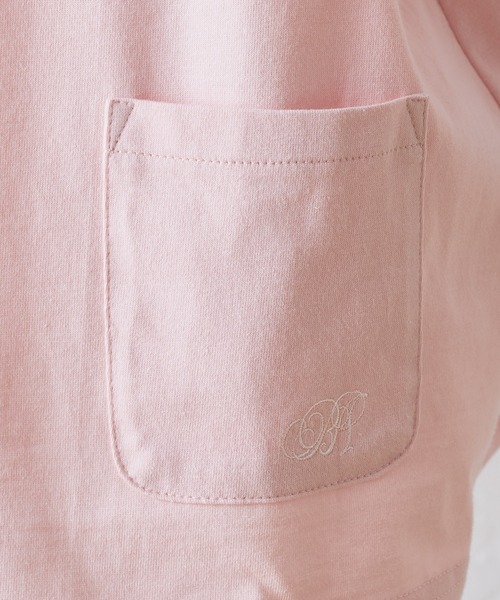 BEARDSLEY（ビアズリー）の「マスクセットシンプルT（Tシャツ/カットソー・レディース・ホワイト/ネイビー/ピンク・FREE）」の12枚目の写真