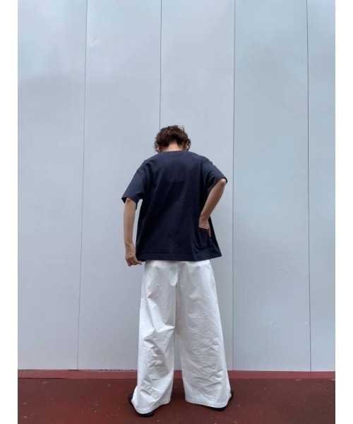 BEARDSLEY（ビアズリー）の「マスクセットシンプルT（Tシャツ/カットソー・レディース・ホワイト/ネイビー/ピンク・FREE）」の7枚目の写真