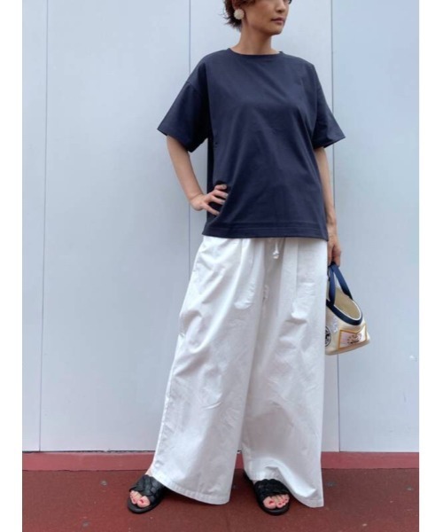 BEARDSLEY（ビアズリー）の「マスクセットシンプルT（Tシャツ/カットソー・レディース・ホワイト/ネイビー/ピンク・FREE）」の13枚目の写真