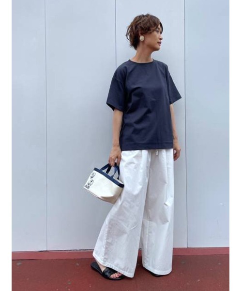 BEARDSLEY（ビアズリー）の「マスクセットシンプルT（Tシャツ/カットソー・レディース・ホワイト/ネイビー/ピンク・FREE）」の15枚目の写真