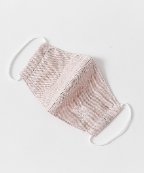 BEARDSLEY（ビアズリー）の「マスクセットシンプルT（Tシャツ/カットソー・レディース・ホワイト/ネイビー/ピンク・FREE）」の8枚目の写真