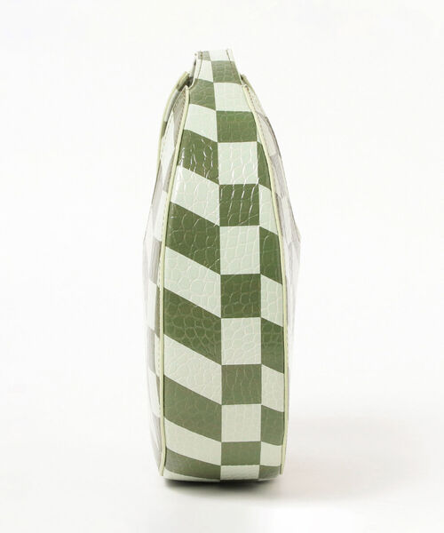 Ray BEAMS（レイビームス）の「Ray BEAMS / オプティカル スワイプ バッグ（ハンドバッグ・レディース・グリーン/ナチュラル・ONE SIZE）」の13枚目の写真