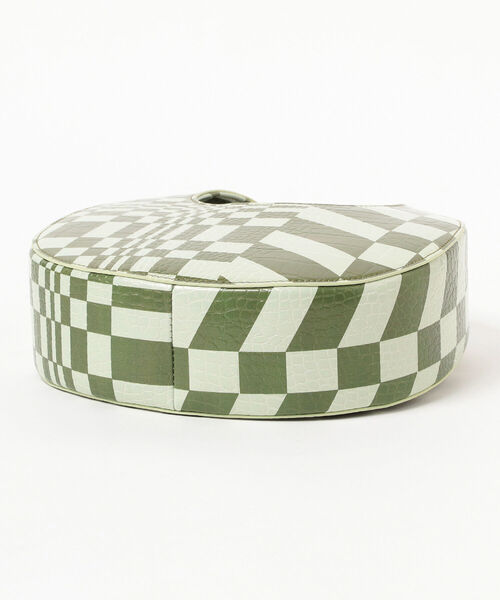 Ray BEAMS（レイビームス）の「Ray BEAMS / オプティカル スワイプ バッグ（ハンドバッグ・レディース・グリーン/ナチュラル・ONE SIZE）」の15枚目の写真