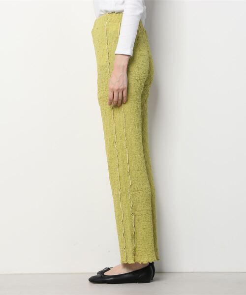 AS KNOW AS PINKY(アズノゥアズピンキー)の「ランダムにWAVYなパンツ(その他パンツ・レディース・オフホワイト/イエロー/ブルー・FREE)」の9枚目の写真