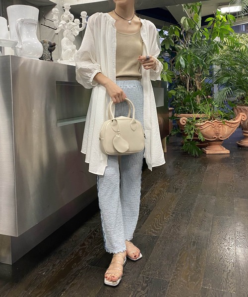 AS KNOW AS PINKY(アズノゥアズピンキー)の「ランダムにWAVYなパンツ(その他パンツ・レディース・オフホワイト/イエロー/ブルー・FREE)」の18枚目の写真