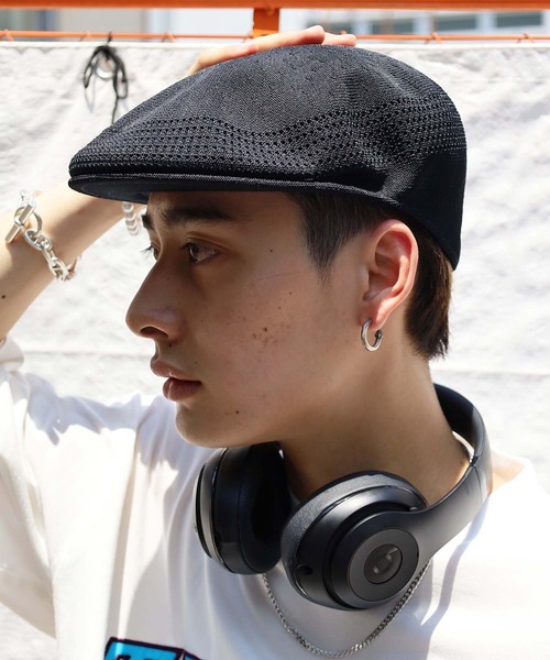 KANGOL(カンゴール)の「【KANGOL / カンゴール】トロピックハンチング(ハンチング/ベレー帽・メンズ・ブラック/グリーン/レッド/ネイビー/ホワイト・L)」の8枚目の写真