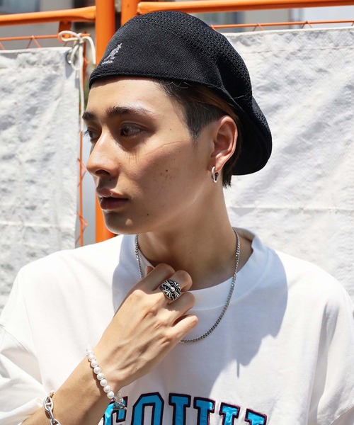 KANGOL(カンゴール)の「【KANGOL / カンゴール】トロピックハンチング(ハンチング/ベレー帽・メンズ・ブラック/グリーン/レッド/ネイビー/ホワイト・L)」の10枚目の写真