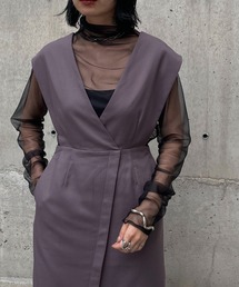 &g'aime | 【&g'aime】シアータートルネックトップス(Tシャツ/カットソー)