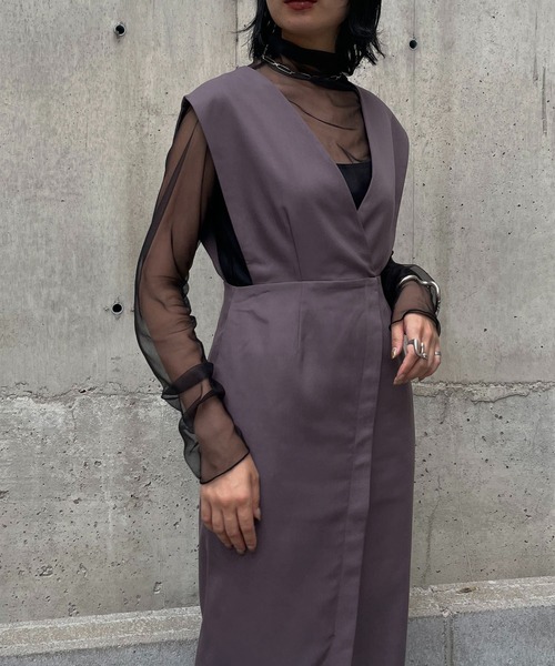 &g'aime（アンジェム）の「【&g'aime】シアータートルネックトップス（Tシャツ/カットソー・レディース・ブラック/ブラウン/アイボリー・FREE）」の17枚目の写真