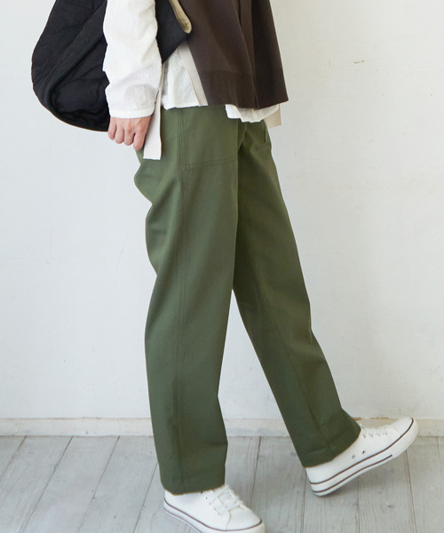 LBC(エルビーシー)の「ベーカーパンツ(カーゴパンツ・レディース・ダークオリーブ/ネイビー/ブラウン・M/L)」の2枚目の写真