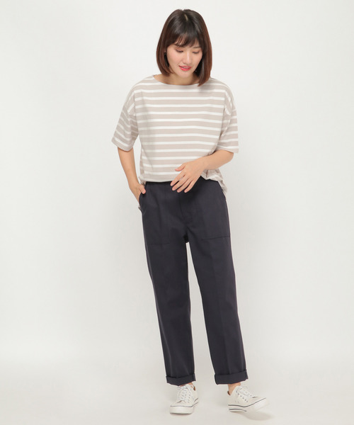 LBC(エルビーシー)の「ベーカーパンツ(カーゴパンツ・レディース・ダークオリーブ/ネイビー/ブラウン・M/L)」の4枚目の写真