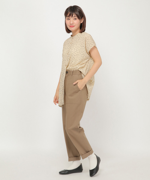 LBC(エルビーシー)の「ベーカーパンツ(カーゴパンツ・レディース・ダークオリーブ/ネイビー/ブラウン・M/L)」の6枚目の写真