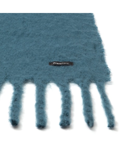 モヘア風 インテリア ソリッド 寝具 スロー ひざ掛け 1700 1300 1700 1300 ダークグリーン 寝具 Francfranc フランフラン のファッション