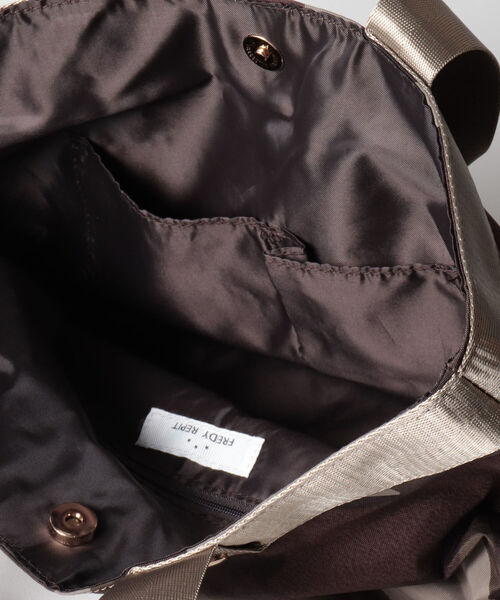 fredy repit（フレディレピ）の「テープハンドルトートバッグ（トートバッグ・レディース・グリーン系その他3/ブラック・FREE）」の9枚目の写真