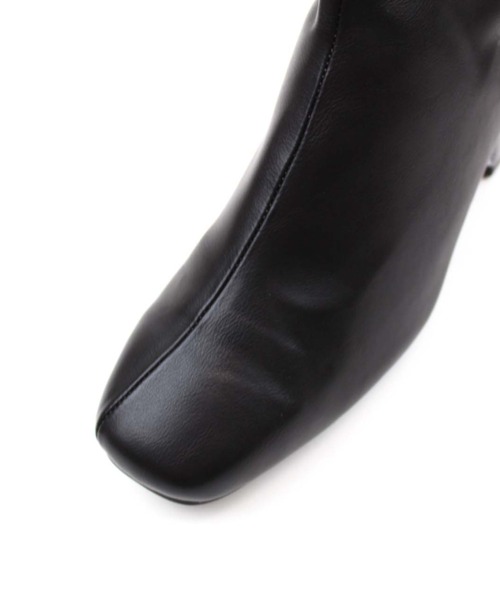 VIVIAN（ヴィヴィアン）の「クリアヒールストレッチショートブーツ（ブーツ・レディース・ブラック/ダークブラウン/アイボリー/グレー系その他7・LL/S/M/L）」の15枚目の写真