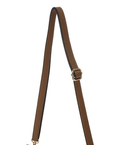 YECCA VECCA(イェッカヴェッカ)の「2wayチェーンMIXギャザーバッグ*(トートバッグ・レディース・アイボリー/チャコールグレー/ブラウン/シルバー系その他・FREE)」の12枚目の写真