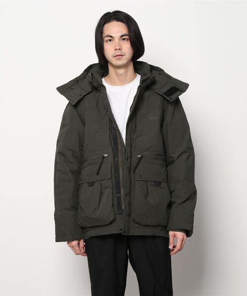 NANGA（ナンガ）の「HINOC DOWN JACKET(MEN)/ヒノックダウンジャケット（メンズ）（ダウンジャケット/コート・メンズ・チャコールグレー/カーキ/ベージュ/ブラウン/ダークブラウン/ネイビー/ライトベージュ/パープル/グリーン系その他・L/S/M/XL/XXL）」の2枚目の写真
