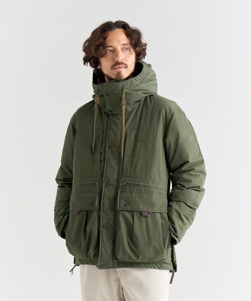 NANGA（ナンガ）の「HINOC DOWN JACKET(MEN)/ヒノックダウンジャケット（メンズ）（ダウンジャケット/コート・メンズ・チャコールグレー/カーキ/ベージュ/ブラウン/ダークブラウン/ネイビー/ライトベージュ/パープル/グリーン系その他・L/S/M/XL/XXL）」の10枚目の写真