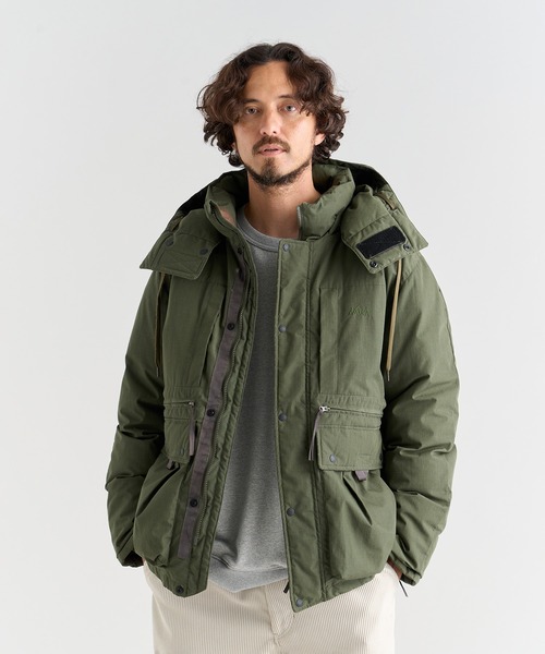 NANGA（ナンガ）の「HINOC DOWN JACKET(MEN)/ヒノックダウンジャケット（メンズ）（ダウンジャケット/コート・メンズ・チャコールグレー/カーキ/ベージュ/ブラウン/ダークブラウン/ネイビー/ライトベージュ/パープル/グリーン系その他・L/S/M/XL/XXL）」の11枚目の写真