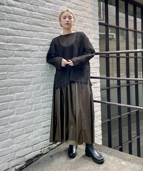 CIAOPANIC（チャオパニック）の「２WAYメッシュプルオーバー（Tシャツ/カットソー・レディース・ブラック/アイボリー・FREE）」の18枚目の写真