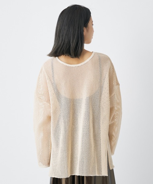 CIAOPANIC（チャオパニック）の「２WAYメッシュプルオーバー（Tシャツ/カットソー・レディース・ブラック/アイボリー・FREE）」の12枚目の写真