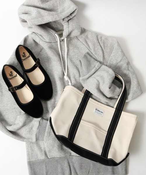 ORCIVAL（オーシバル）の「[ORCIVAL/オーシバル] キャンバストートバック（トートバッグ・レディース・グレー/ホワイト×グレー/ベージュ/サンドベージュ/ブラウン/ライトグレー/ダークグレー/ブラック/ホワイト×ブラック/アイボリー/その他/その他2/ブラック×カーキ/その他1/ホワイト×ブラウン・ONE SIZE）」の3枚目の写真