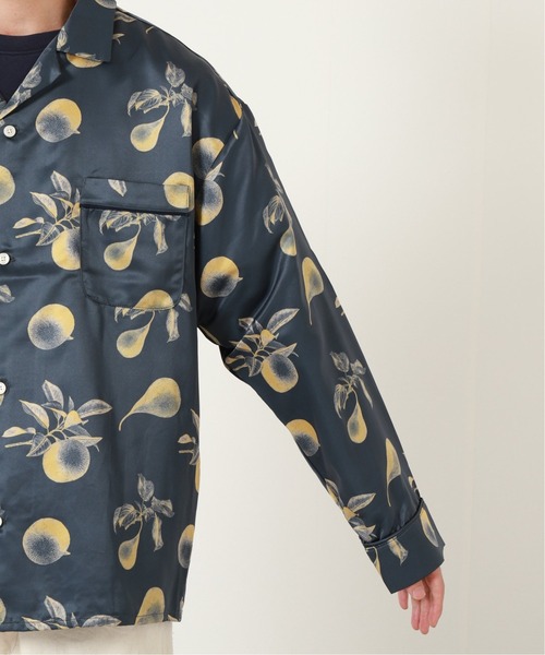 JOURNAL STANDARD(ジャーナルスタンダード)の「ネガポジ プリント オープンカラー オーバーサイズ パジャマシャツ/とろみシャツ(シャツ/ブラウス・メンズ・チャコールグレー/ネイビー/ブラウン/ライトグリーン/コバルトブルー・MEDIUM/LARGE)」の21枚目の写真