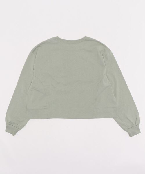 repipi armario(レピピ アルマリオ)の「カレッジロゴショート丈Tシャツ(Tシャツ/カットソー・キッズ・ホワイト/オレンジ/チャコールグレー/グリーン・MEDIUM/SMALL/LARGE)」の5枚目の写真