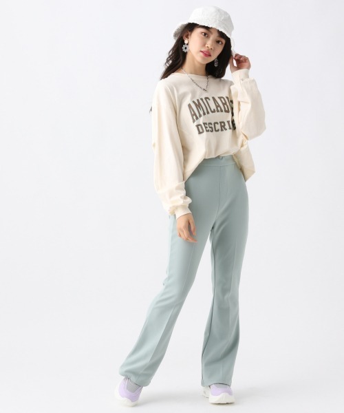 repipi armario(レピピ アルマリオ)の「カレッジロゴショート丈Tシャツ(Tシャツ/カットソー・キッズ・ホワイト/オレンジ/チャコールグレー/グリーン・MEDIUM/SMALL/LARGE)」の20枚目の写真