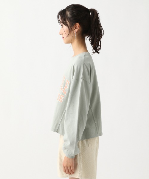 repipi armario(レピピ アルマリオ)の「カレッジロゴショート丈Tシャツ(Tシャツ/カットソー・キッズ・ホワイト/オレンジ/チャコールグレー/グリーン・MEDIUM/SMALL/LARGE)」の6枚目の写真