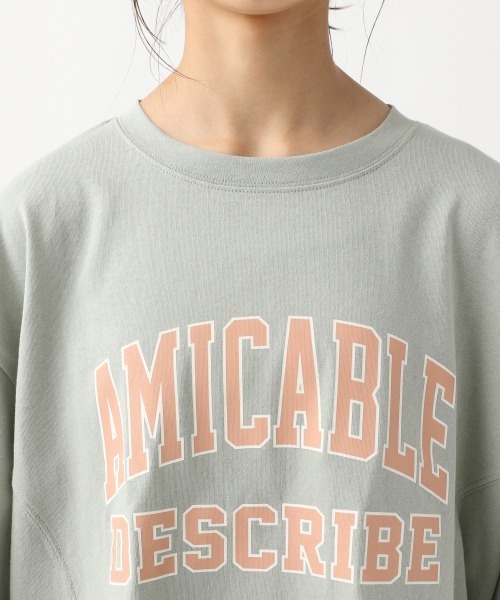 repipi armario(レピピ アルマリオ)の「カレッジロゴショート丈Tシャツ(Tシャツ/カットソー・キッズ・ホワイト/オレンジ/チャコールグレー/グリーン・MEDIUM/SMALL/LARGE)」の8枚目の写真