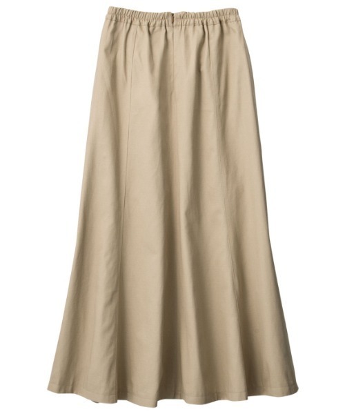 GeeRA（ジーラ）の「ラップ風チノフレアースカート（スカート・レディース・ベージュ/オフホワイト・SMALL/MEDIUM/LARGE）」の7枚目の写真