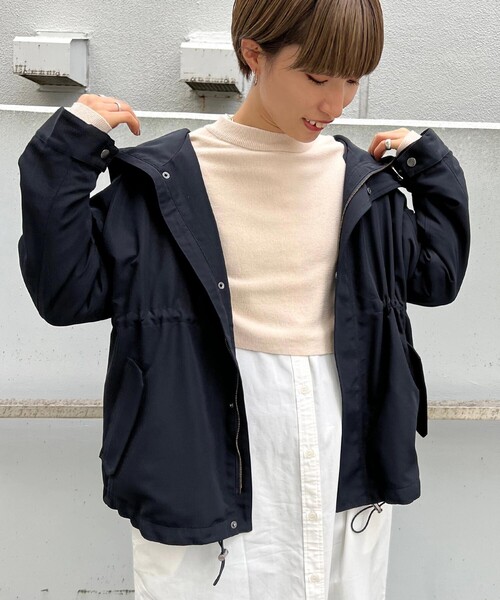 THE SHOP TK （ザ ショップ ティーケー ）の「◆マウンテンパーカー（ブルゾン・レディース・ベージュ/ネイビー/オリーブ・11/12/13/14）」の3枚目の写真