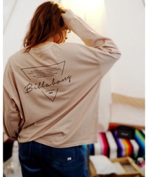 BILLABONG レディース TRYANGLE LOGO LS TEE ロンT 【2021年秋冬モデル】/ビラボン バックプリント長袖ロンT