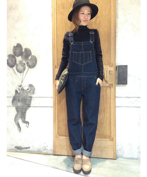 Chico（チコ）の「オーバーオール（サロペット/オーバーオール・レディース・ブルー/ネイビー・FREE）」の2枚目の写真