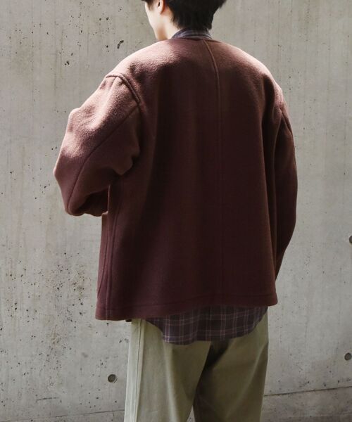 DANTON(ダントン)の「DANTON: WLP ノーカラー ジャケット◇(ノー DANTON(ダントン)の「DANTON: WLP ノーカラー ジャケット◇(ノー