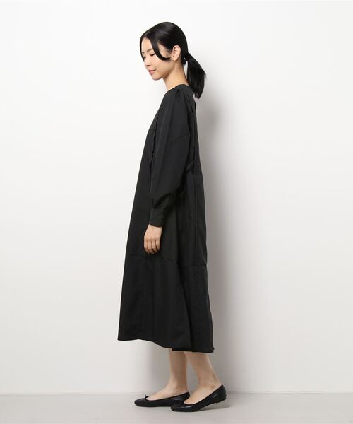 STYLEBLOCK（スタイルブロック）の「ブロードサイドリボンワンピース（ワンピース・レディース・オレンジ/ブラック/グレイッシュベージュ/ブラウン・M）」の6枚目の写真