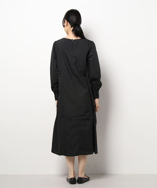 STYLEBLOCK（スタイルブロック）の「ブロードサイドリボンワンピース（ワンピース・レディース・オレンジ/ブラック/グレイッシュベージュ/ブラウン・M）」の5枚目の写真