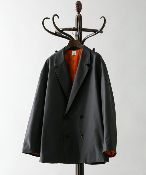 JOINT WORKS(ジョイントワークス)の「JW-OVER W BREASTED ジャケット(テーラードジャケット・メンズ・ブラック/カーキ・SMALL/MEDIUM/LARGE)」の2枚目の写真