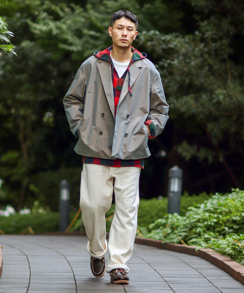 JOINT WORKS(ジョイントワークス)の「JW-OVER W BREASTED ジャケット(テーラードジャケット・メンズ・ブラック/カーキ・SMALL/MEDIUM/LARGE)」の4枚目の写真