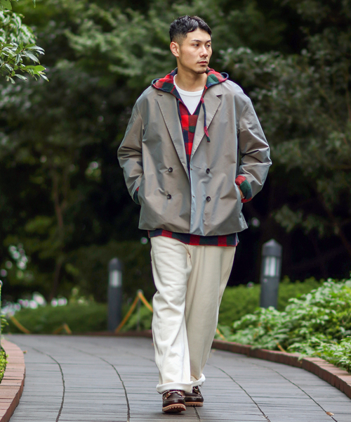 JOINT WORKS(ジョイントワークス)の「JW-OVER W BREASTED ジャケット(テーラードジャケット・メンズ・ブラック/カーキ・SMALL/MEDIUM/LARGE)」の5枚目の写真