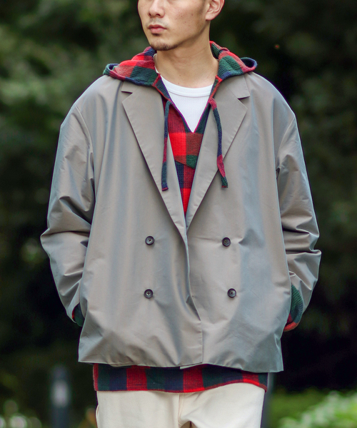 JOINT WORKS(ジョイントワークス)の「JW-OVER W BREASTED ジャケット(テーラードジャケット・メンズ・ブラック/カーキ・SMALL/MEDIUM/LARGE)」の6枚目の写真